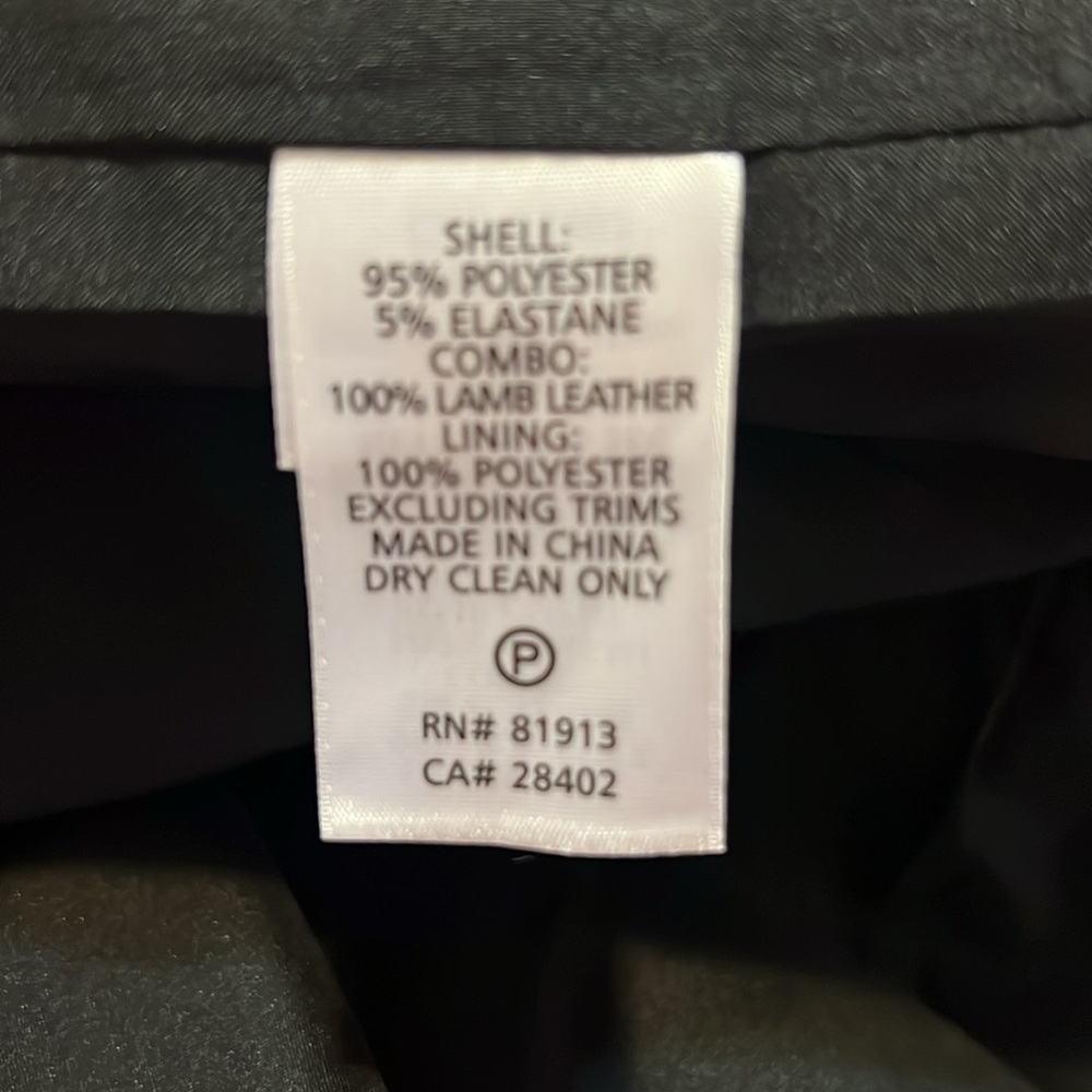 TRACY REESE 100% Lamb Leather Dress - Picture 11 of 14